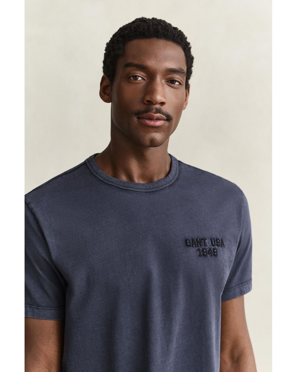 Gant Blue Graphic T-Shirt Evening for men