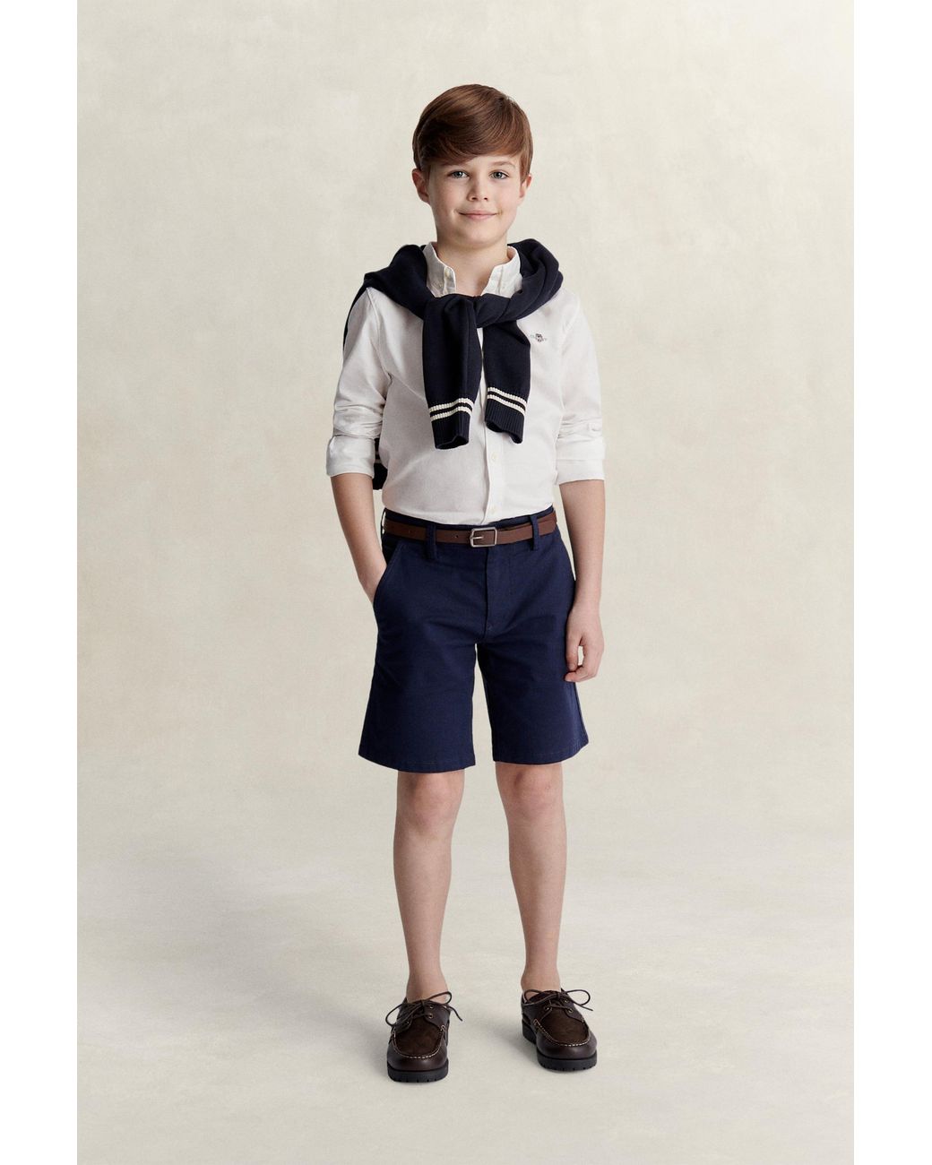 Gant Natural Teens Teen Boys Shield Oxford Shirt for men