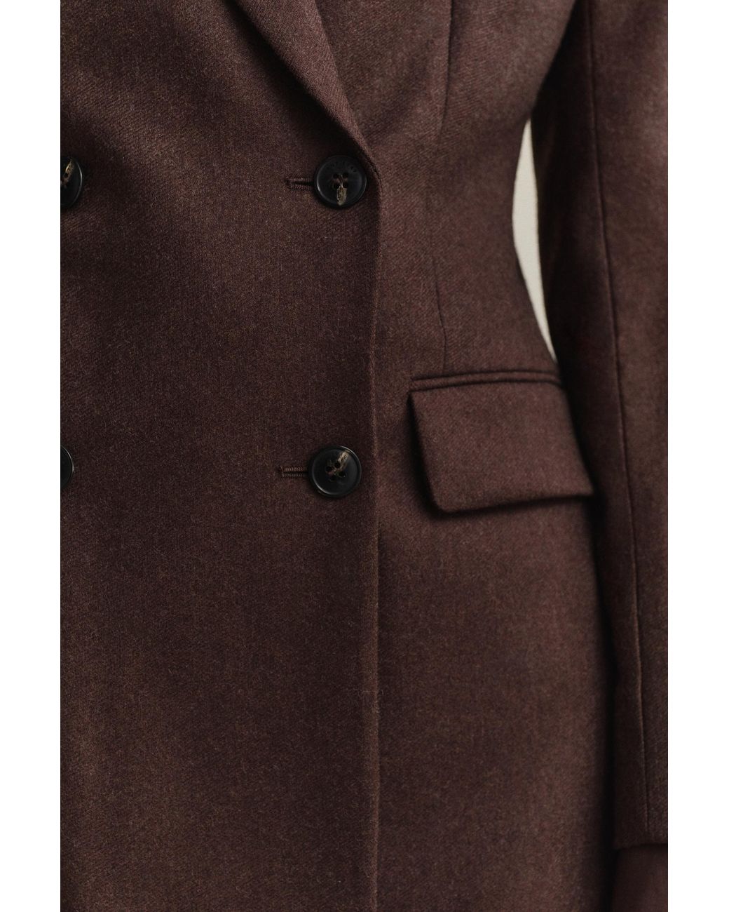 Gant Brown Flannel Blazer Deep