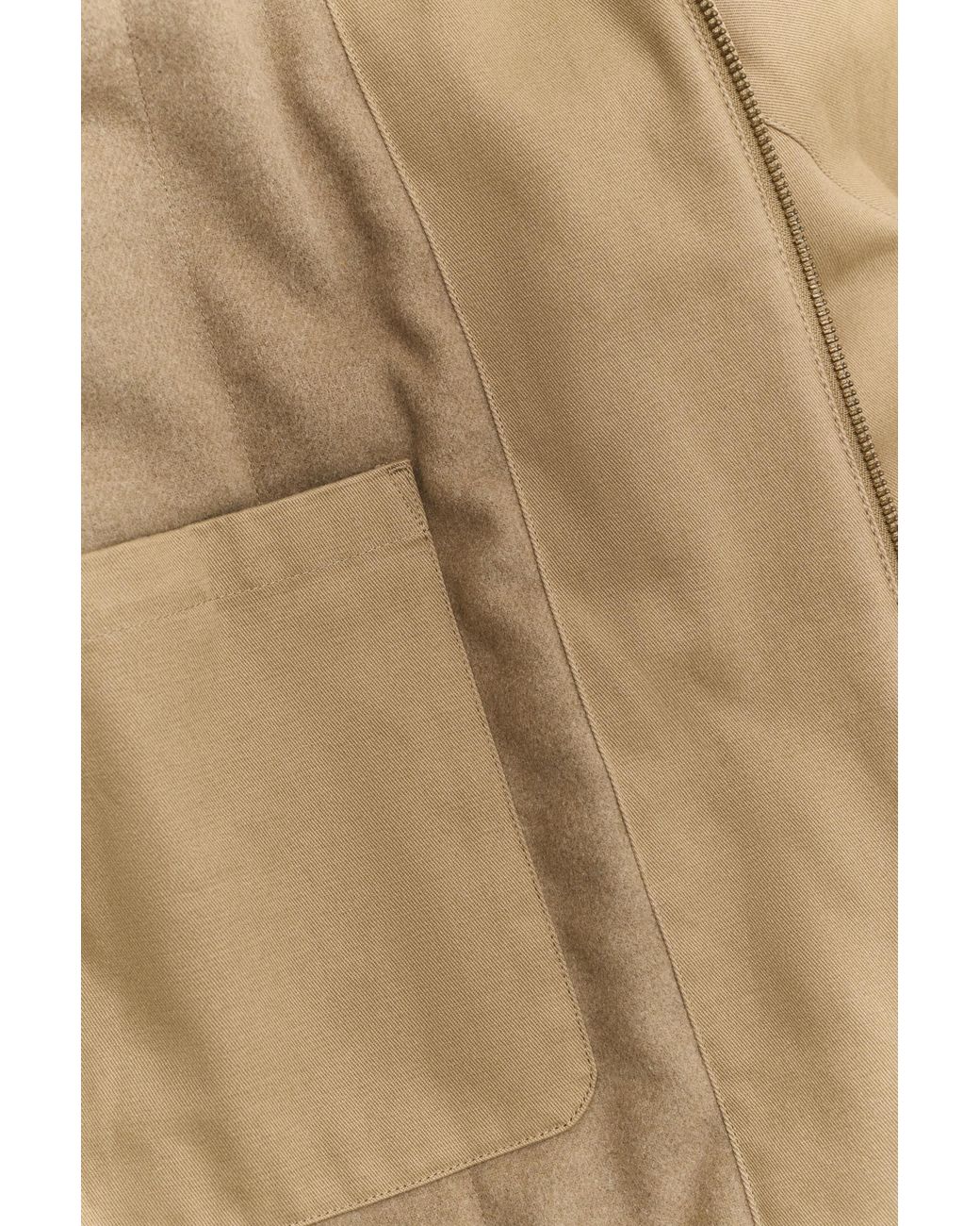 Gant Natural Moleskin Harrington Jacket Light Taupe for men