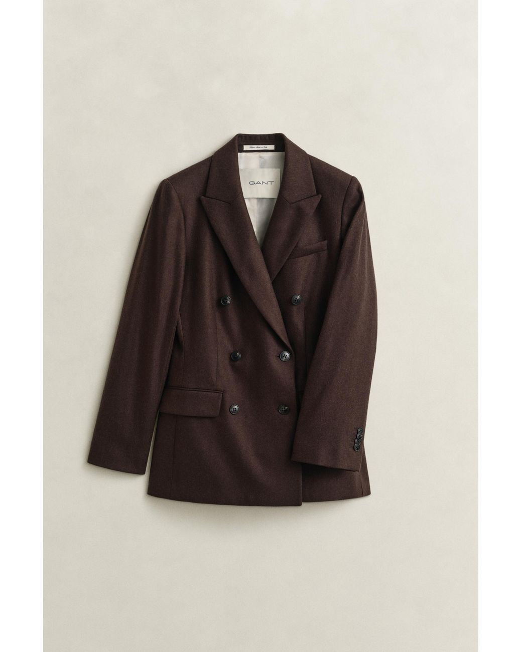 Gant Brown Flannel Blazer Deep