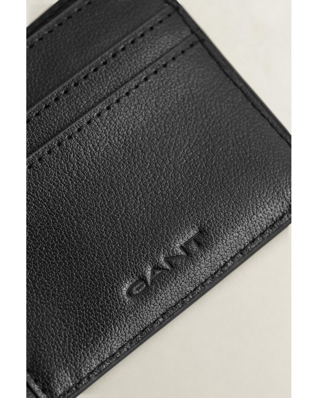 Gant Black Leather Bifold Wallet for men