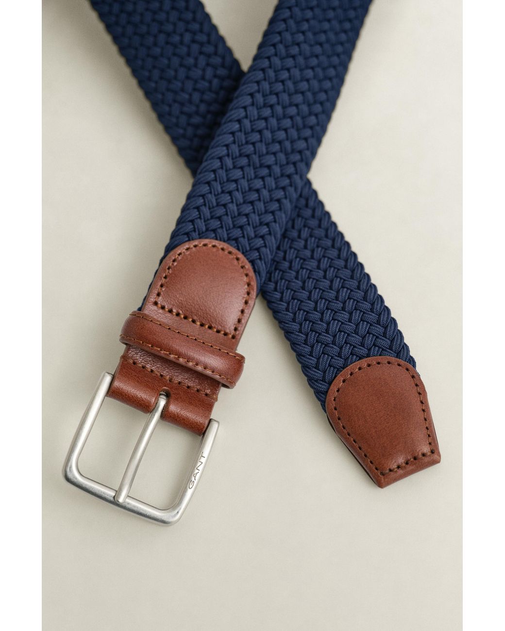Gant Blue Braided Elastic Belt Classic for men