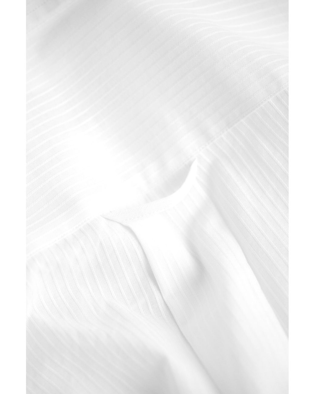 Gant White Regular Fit Dobby Striped Shirt for men