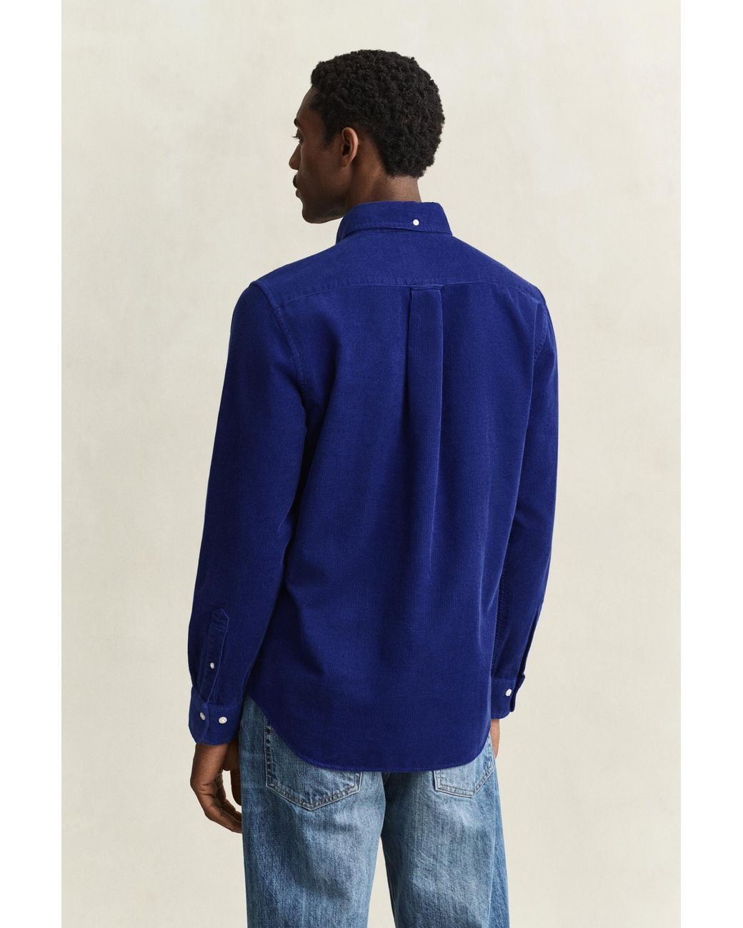 Gant Blue Corduroy Shirt for men