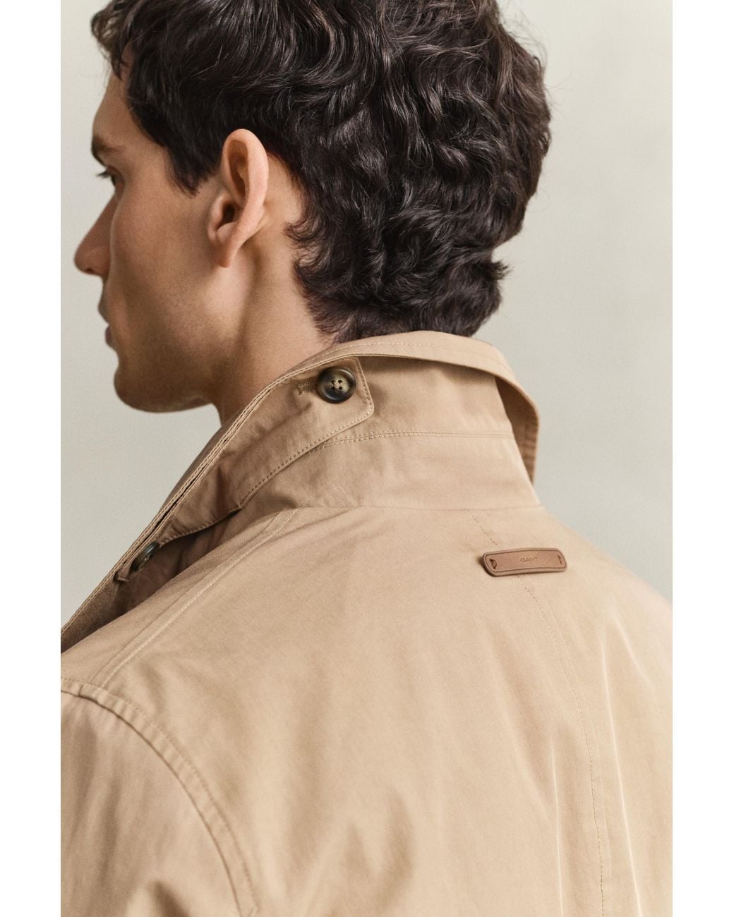 Gant Natural Car Coat Light Taupe for men