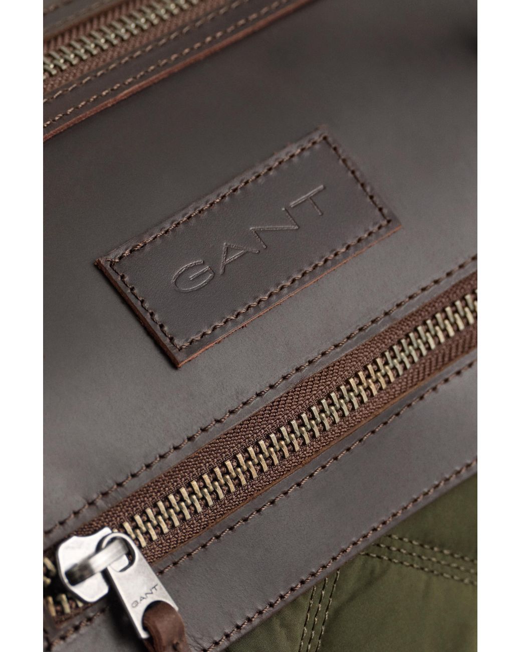 Gant Green Quilted Duffel Bag Dark Moss for men