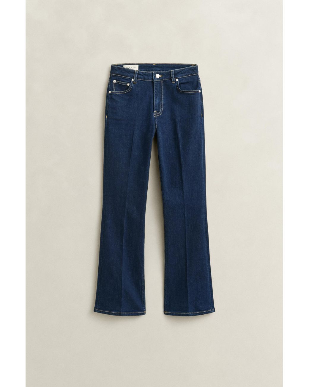 Gant Blue Slim Flared Stretch Jeans Dark