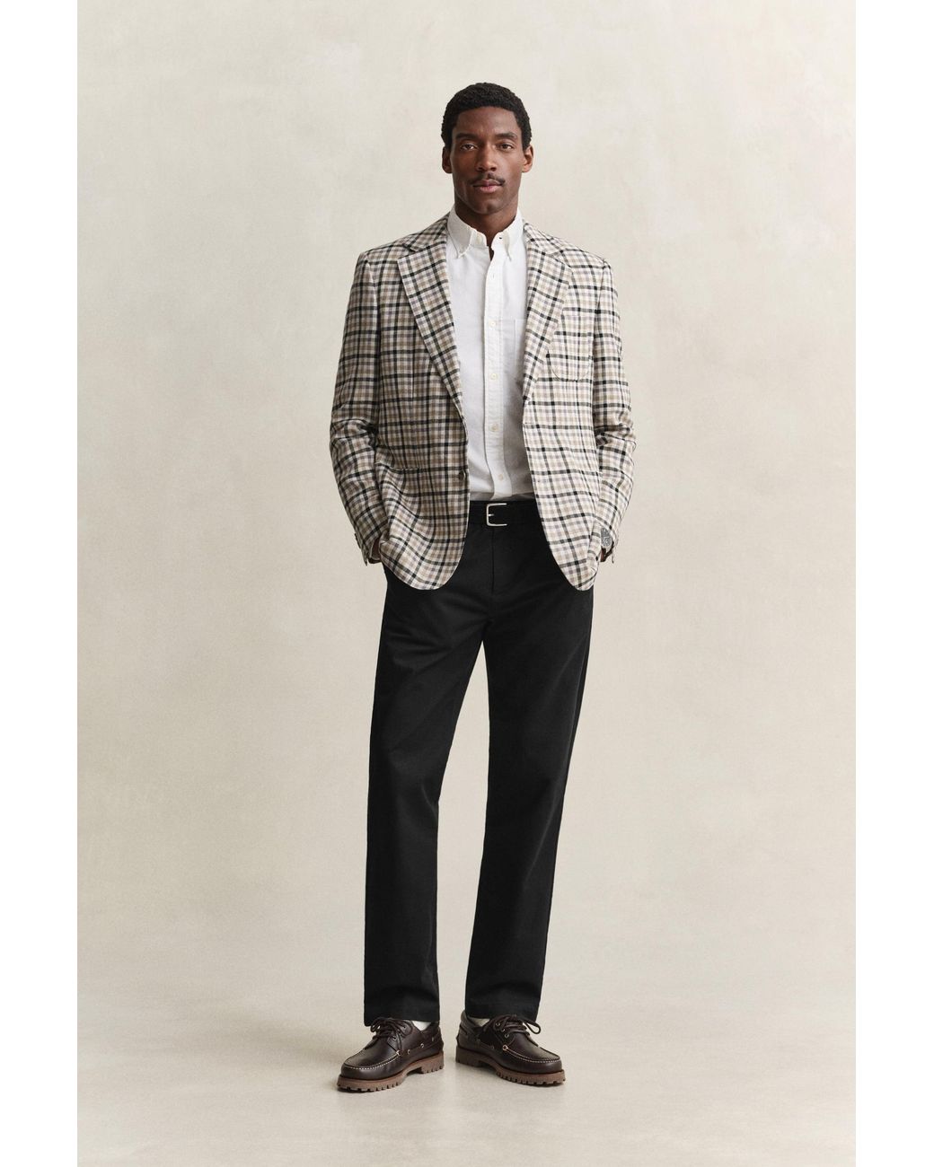 Gant Black Regular Smart Chinos for men
