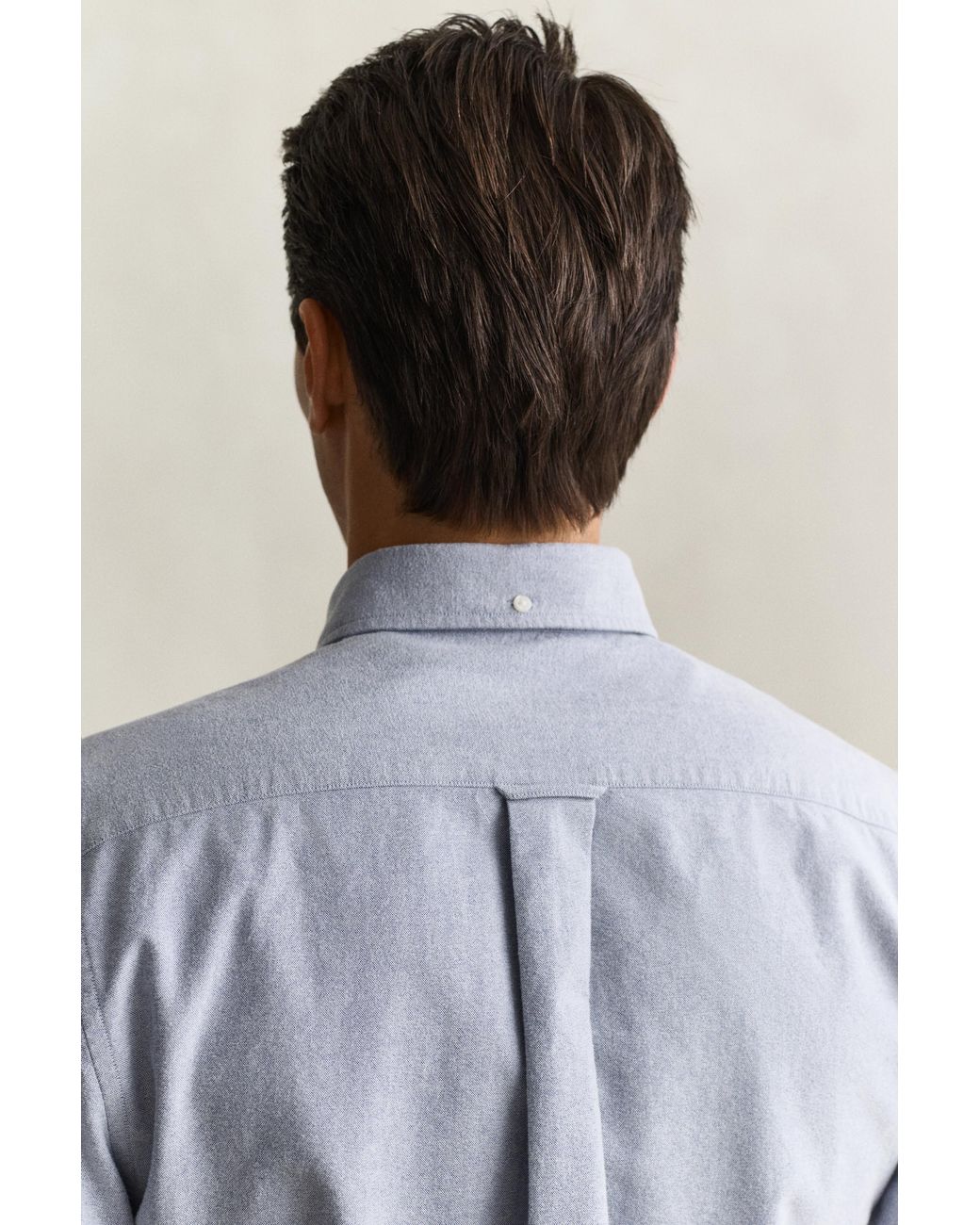 Gant Blue Brushed Oxford Shirt for men