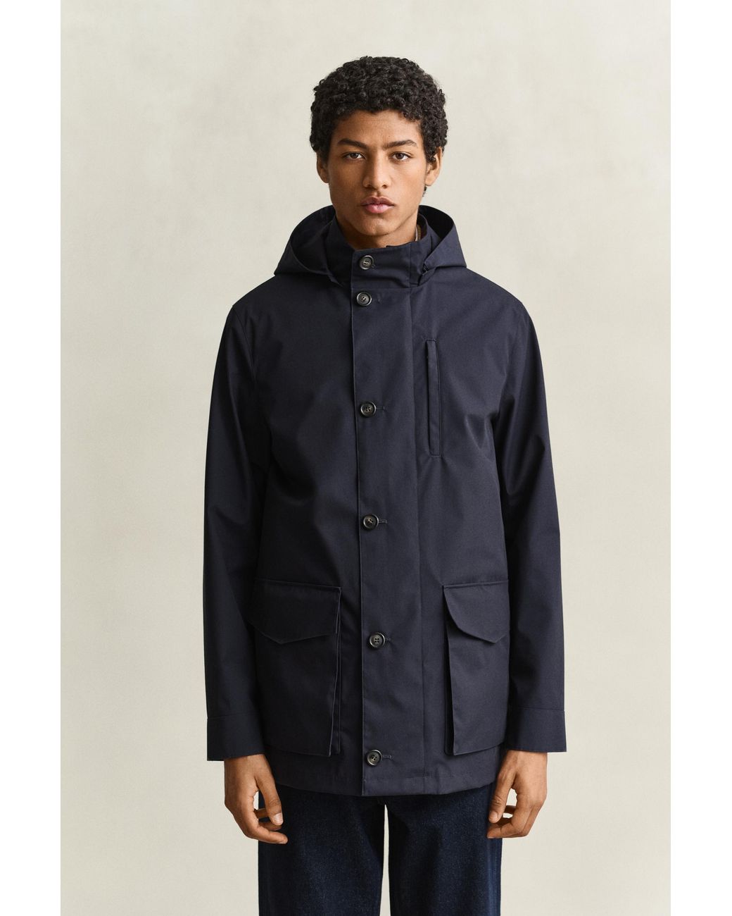 Gant Blue Double Jacket Evening for men