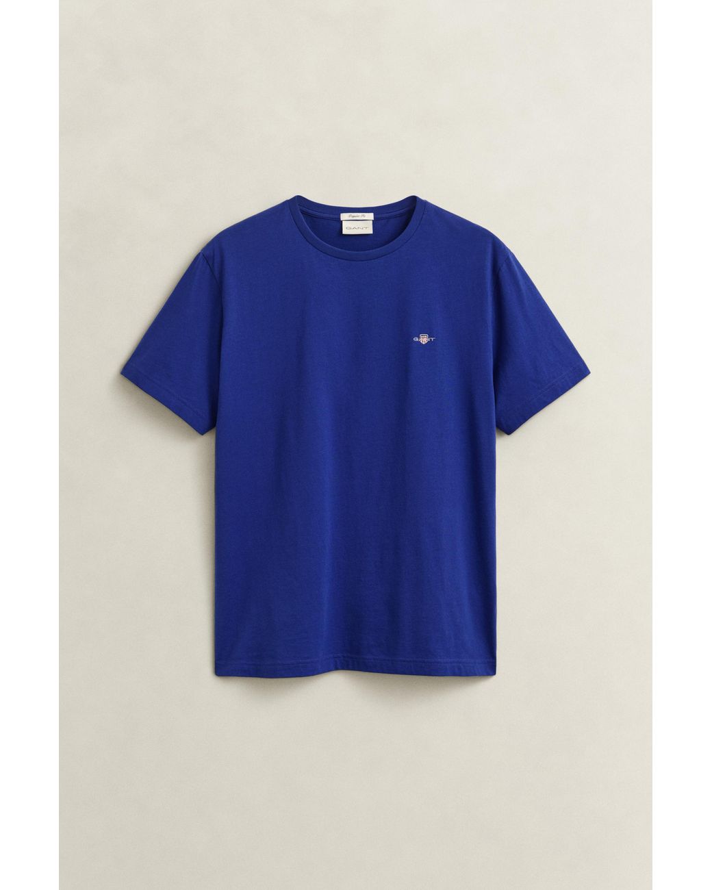 Gant Blue Regular Shield T-Shirt for men