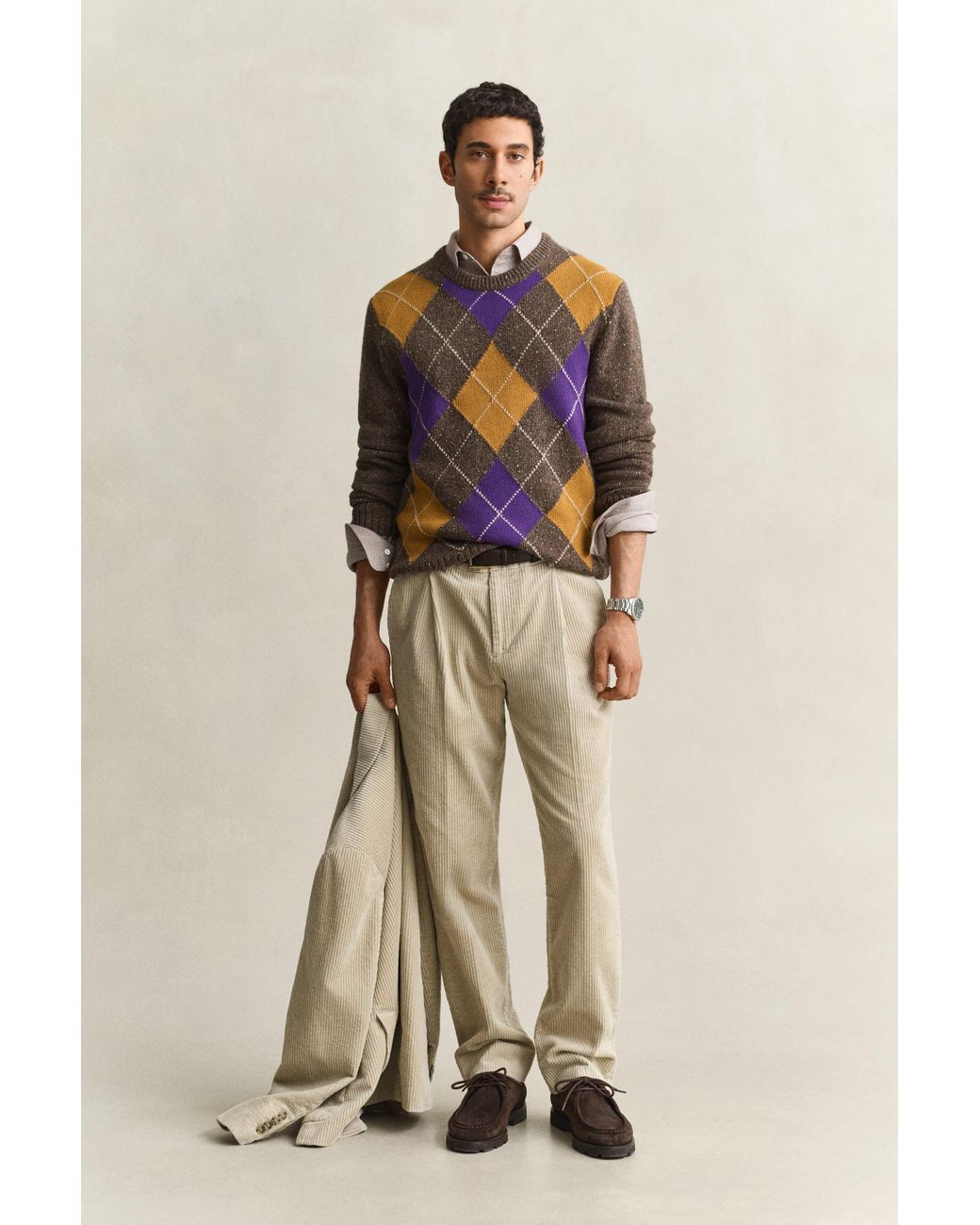 Gant Natural Corduroy Suit Pants for men