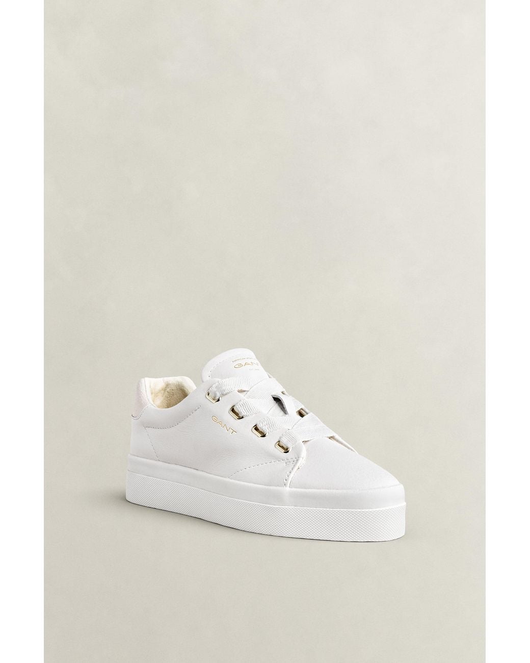 Gant Natural Avona Leather Sneakers