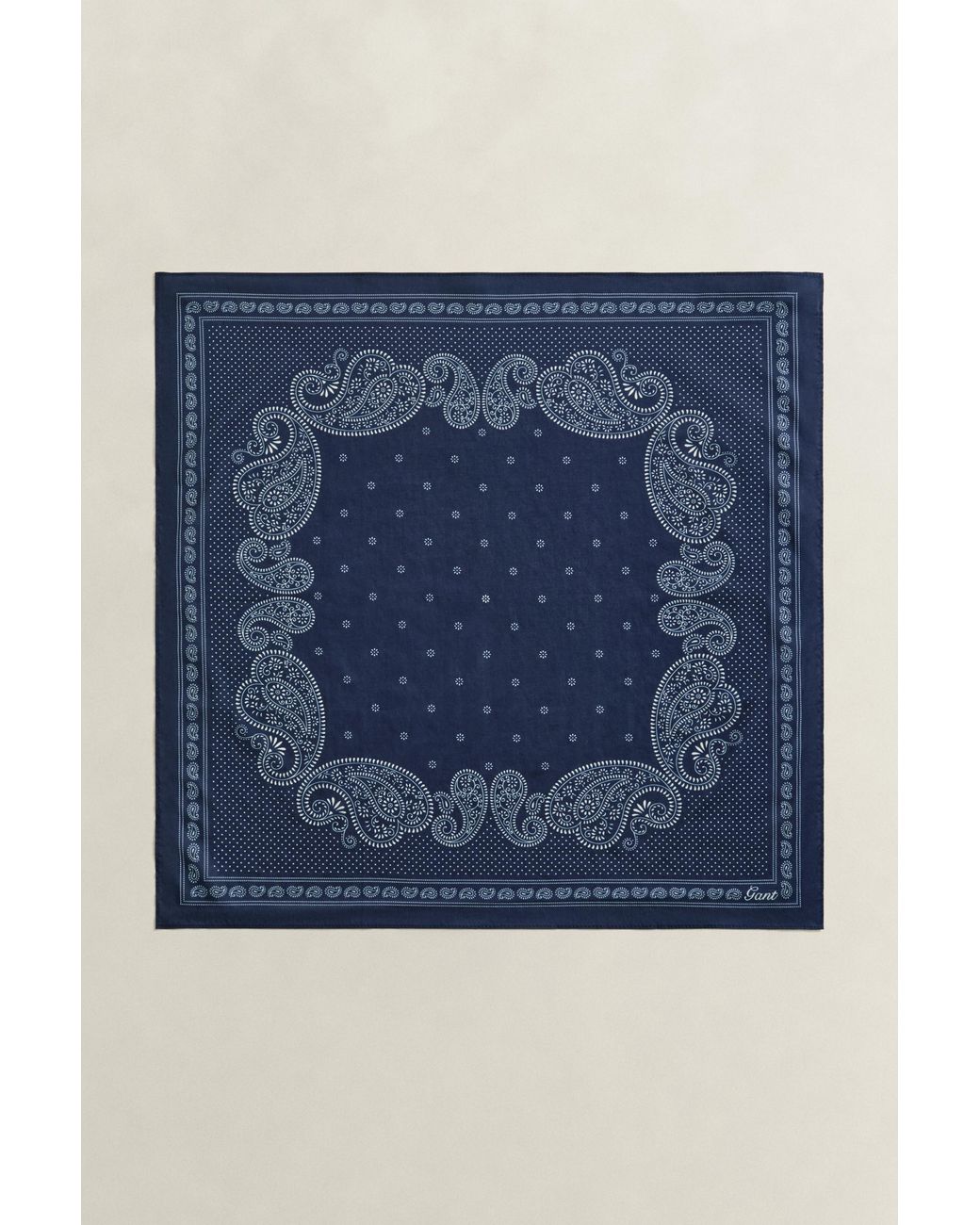 Gant Black Bandana Scarf Classic for men