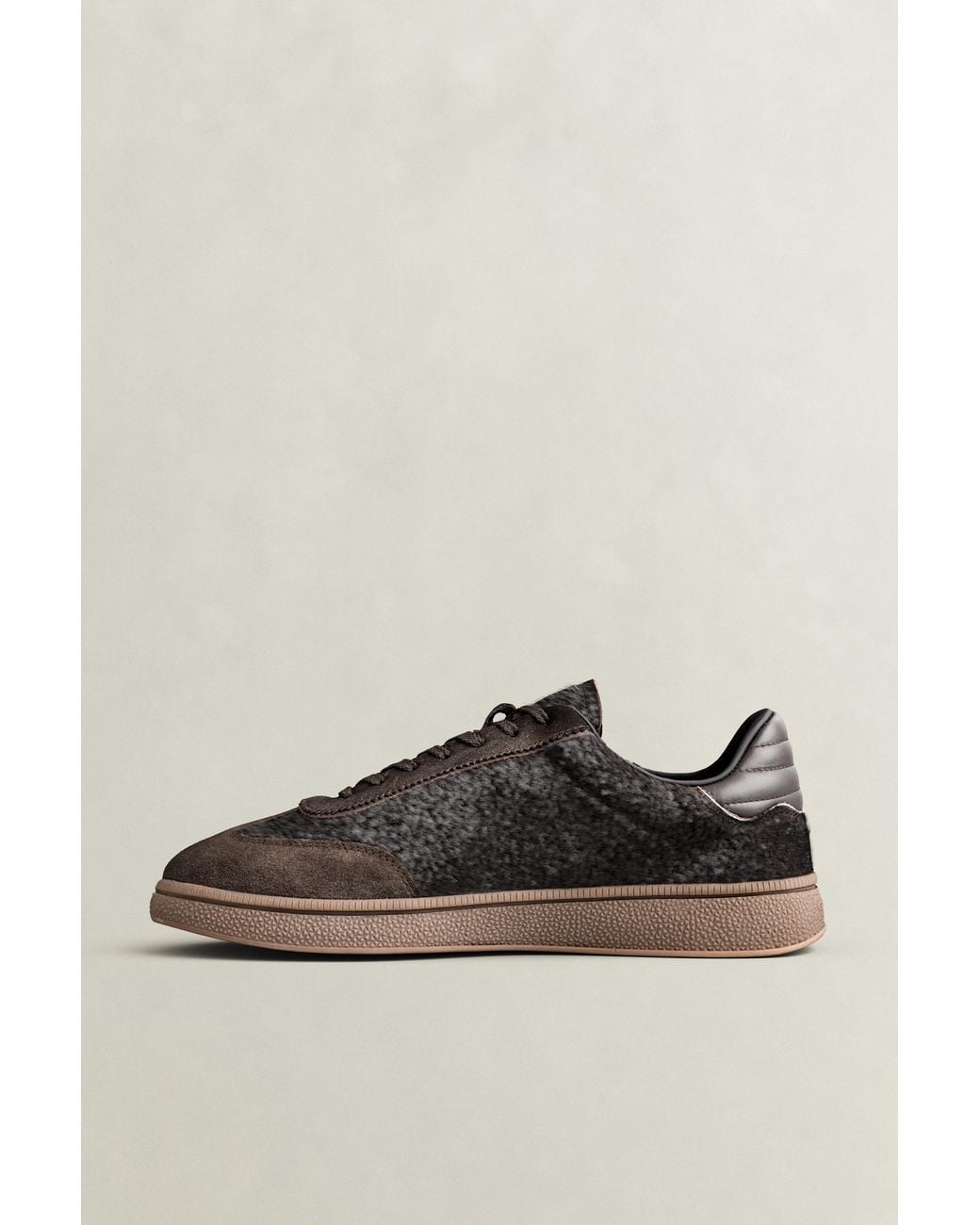 Gant Black Cuzmo Suede Nylon Sneakers Weathered for men