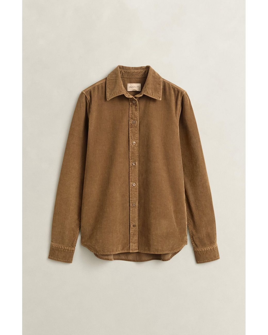 Gant Blue Regular Corduroy Shirt Warm