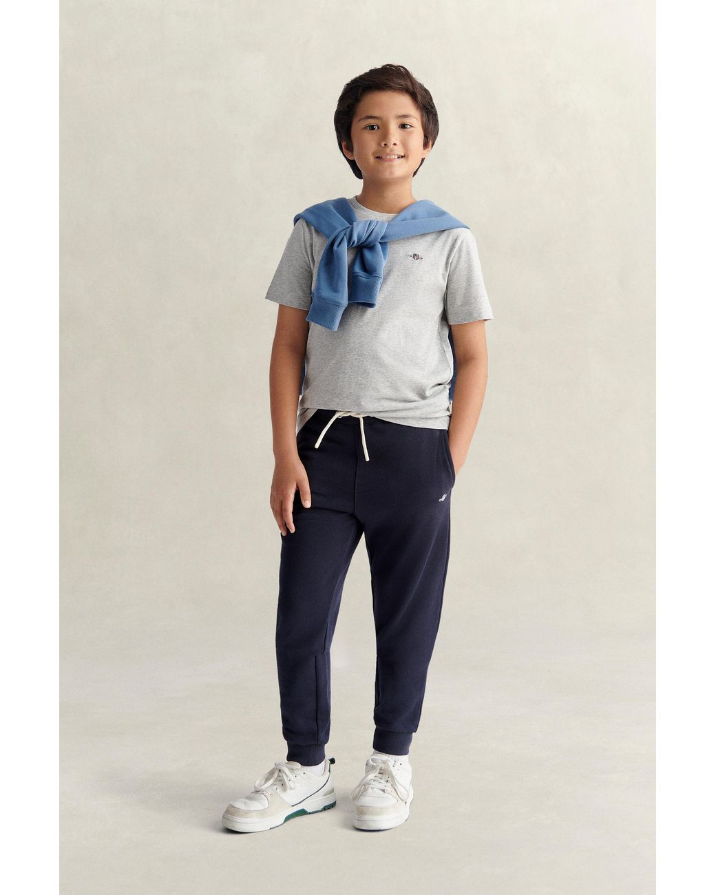 Gant Blue Teens Teen Boys Shield Sweatpants Evening for men