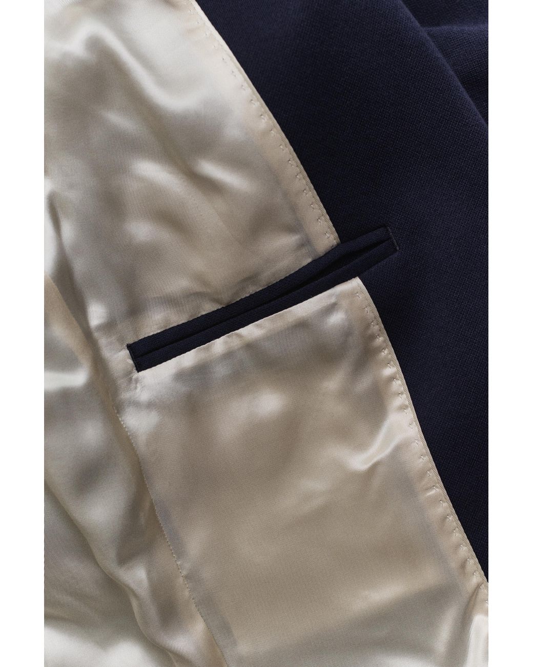 Gant Blue Slim Fit Piqué Blazer