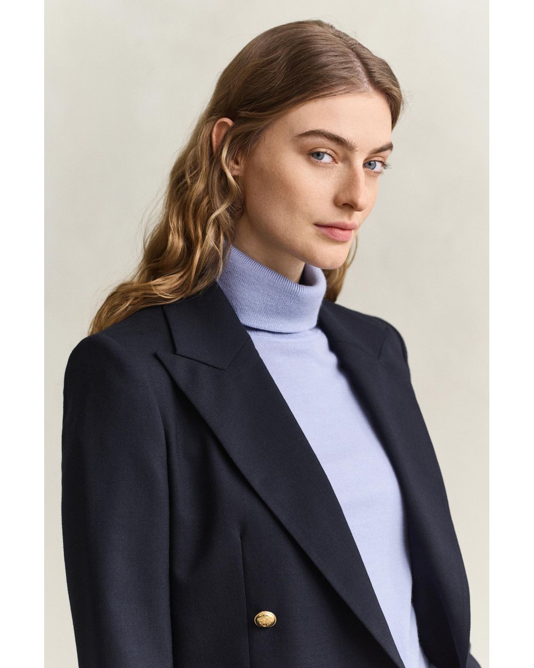Gant Blue Slim Fit Club Blazer