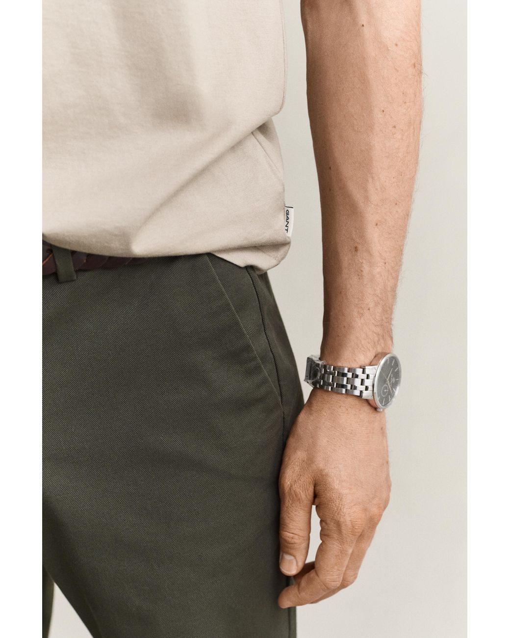 Gant Natural Pima Cotton T-Shirt for men