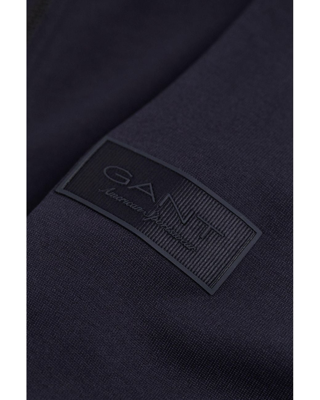 Gant Blue Aviator Zip Sweatshirt Evening for men