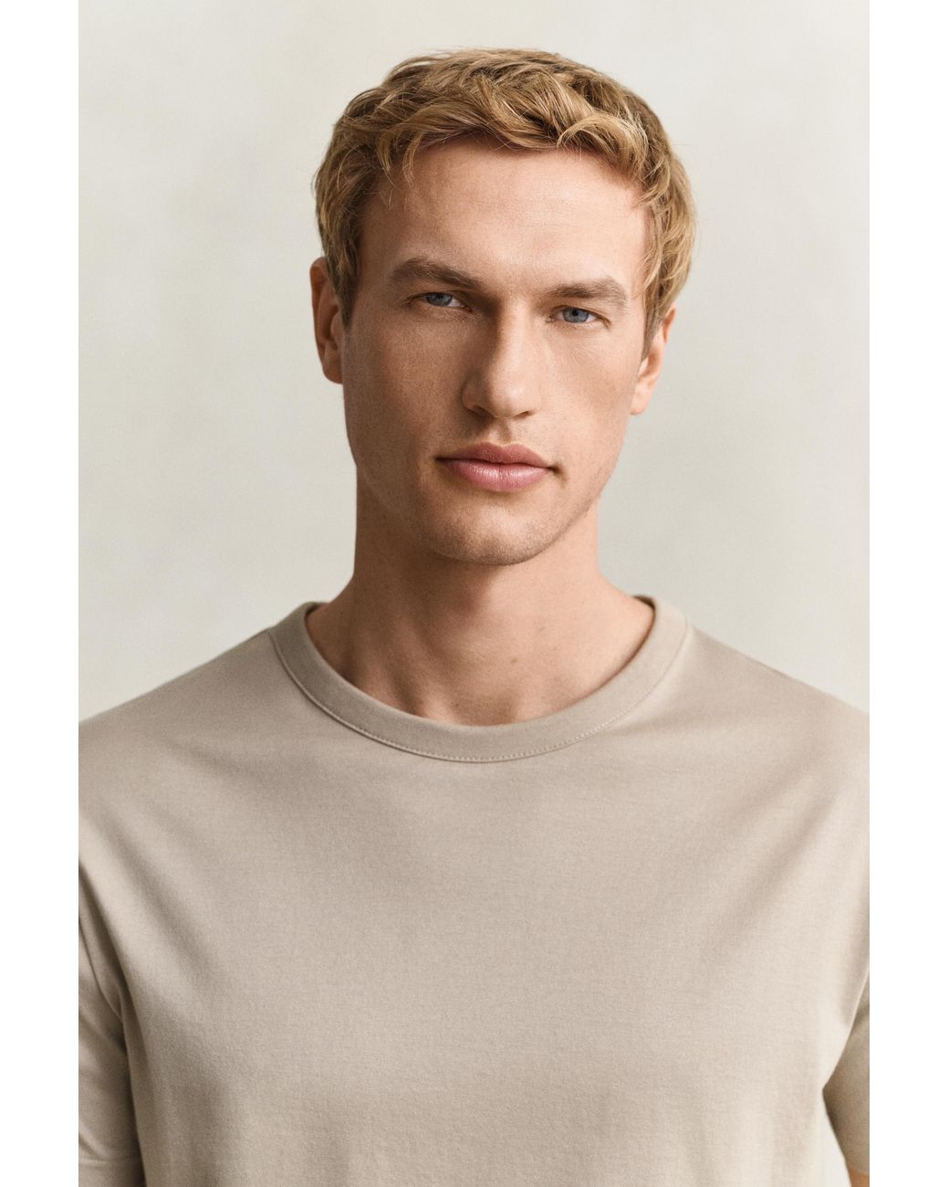 Gant Natural Pima Cotton T-Shirt for men