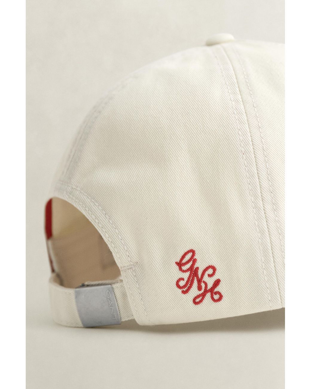 Gant Brown Graphic Cotton Twill Cap Cream for men