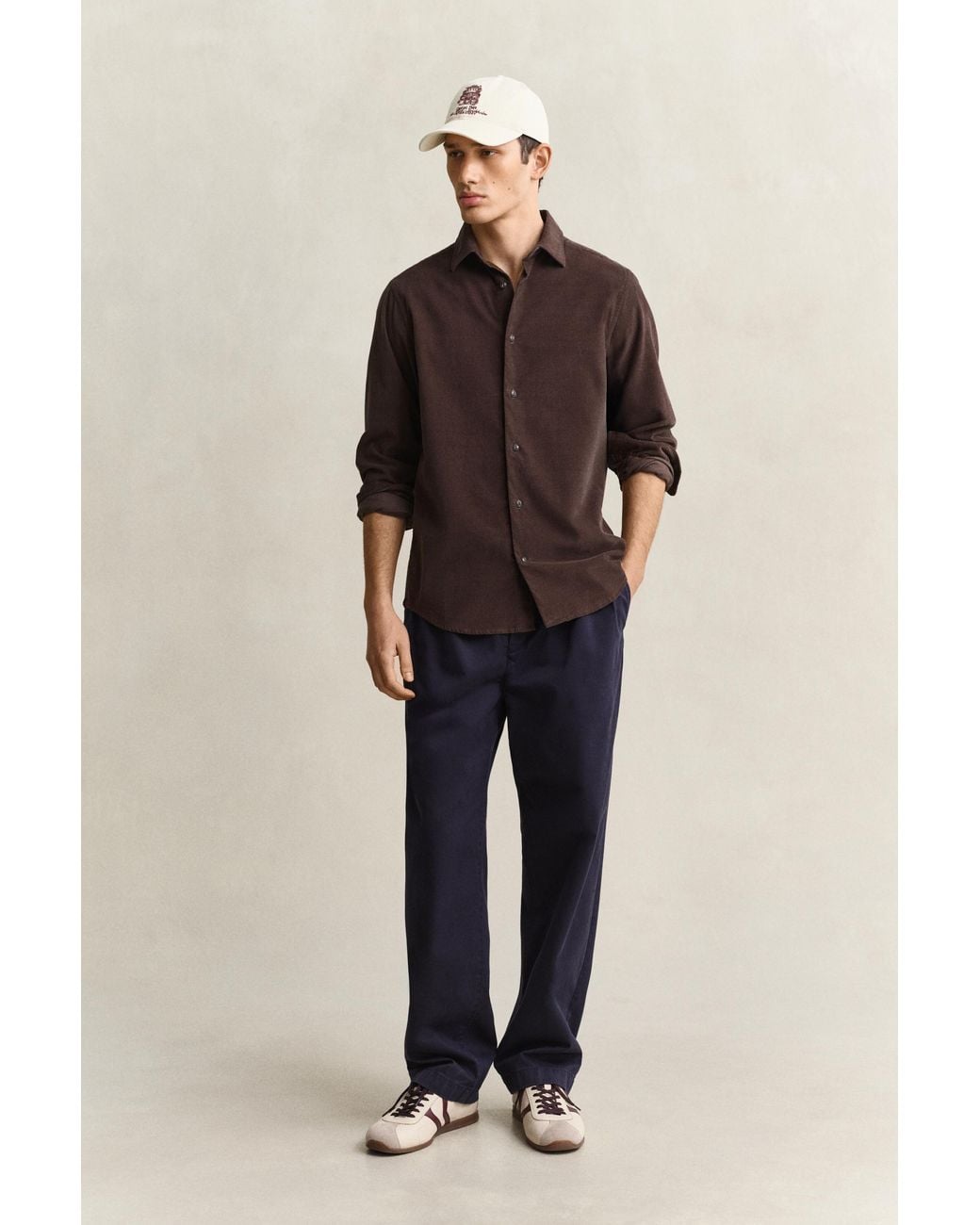Gant Brown Corduroy Shirt for men