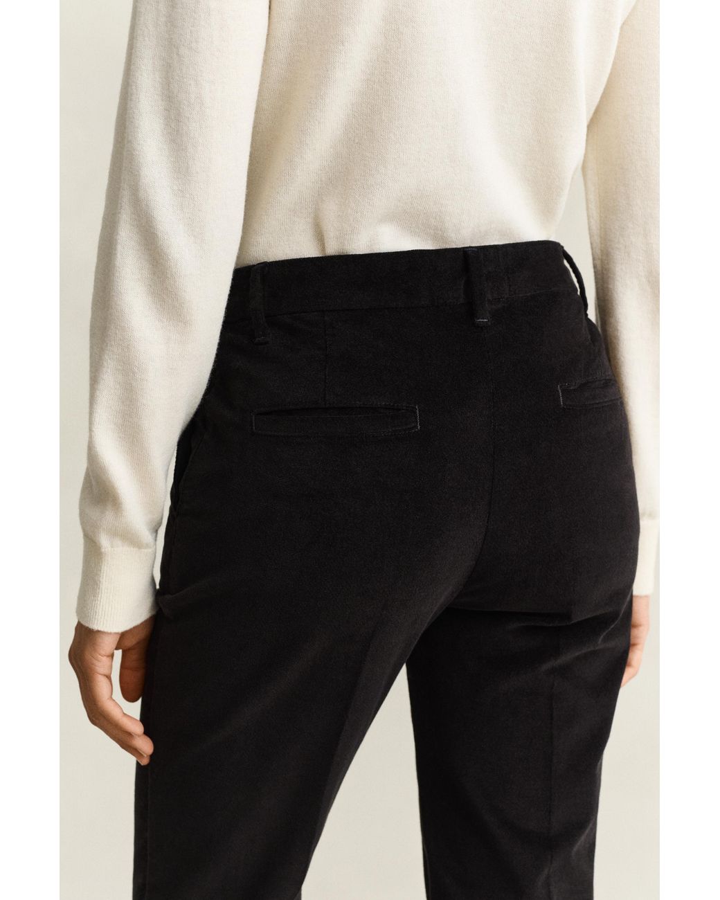 Gant Natural Flared Velvet Pants