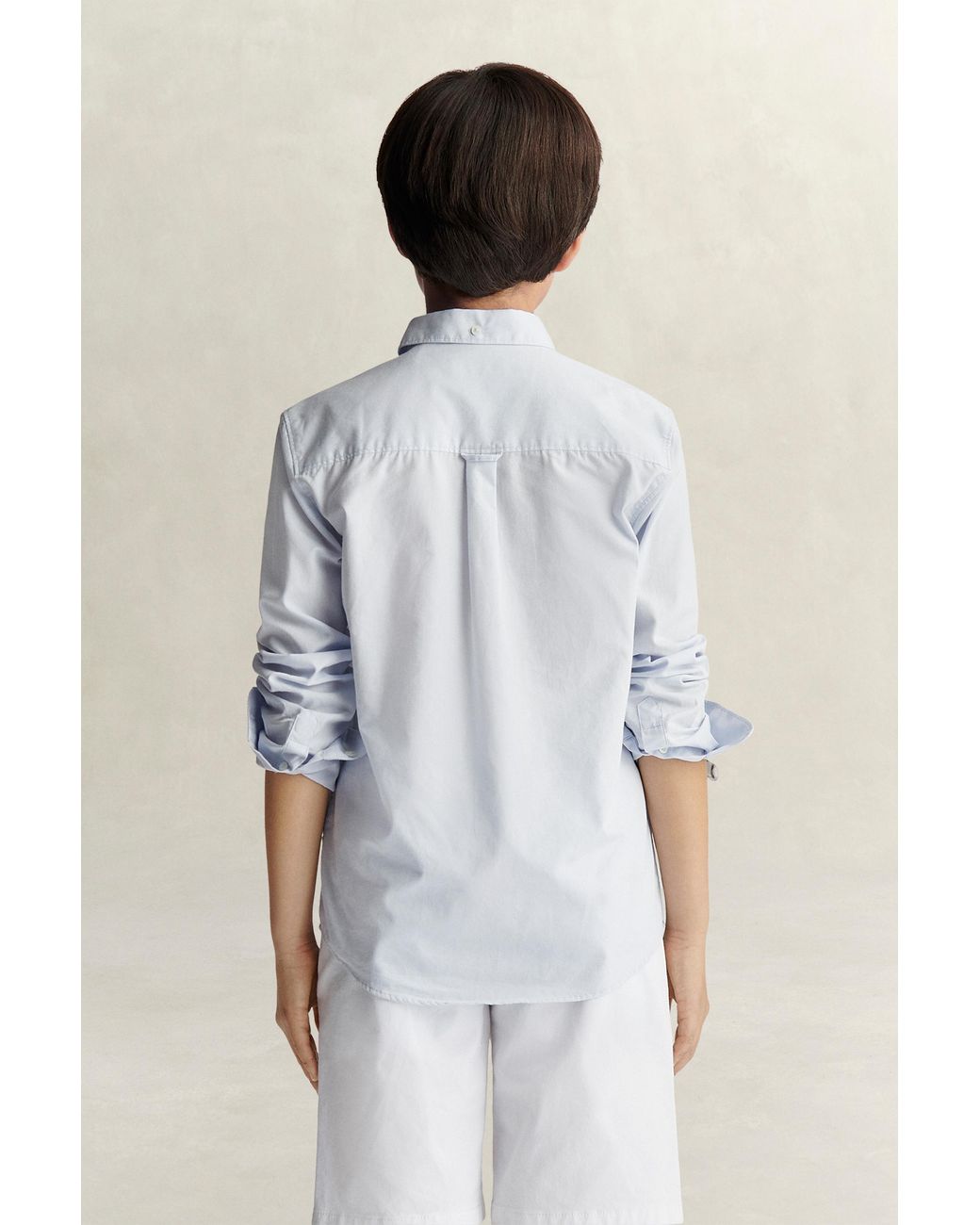Gant Blue Teens Teen Boys Shield Poplin Shirt for men