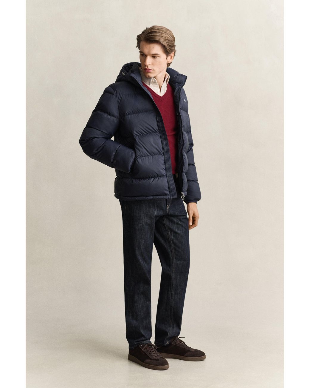 Gant Blue Active Cloud Jacket Evening for men