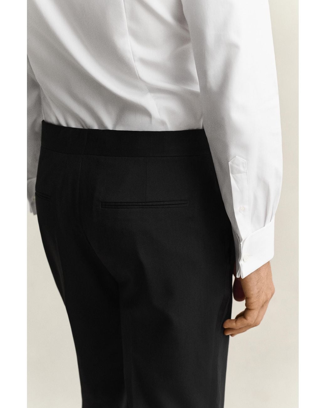 Gant Black Tuxedo Pants for men