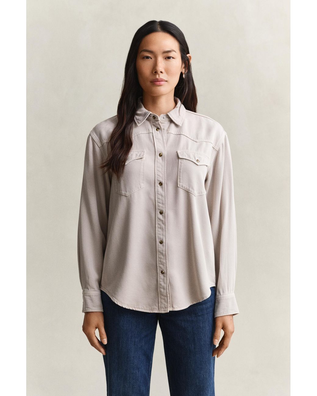 Gant Blue Denim Twill Ranger Shirt