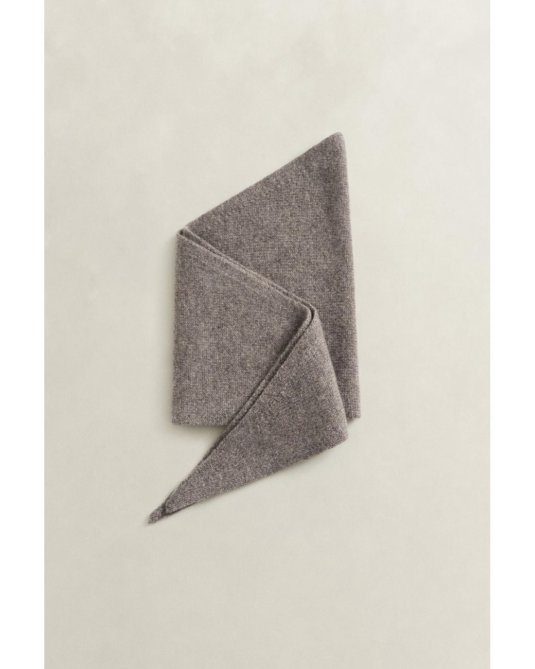 Gant Blue Cashmere Triangle Scarf for men
