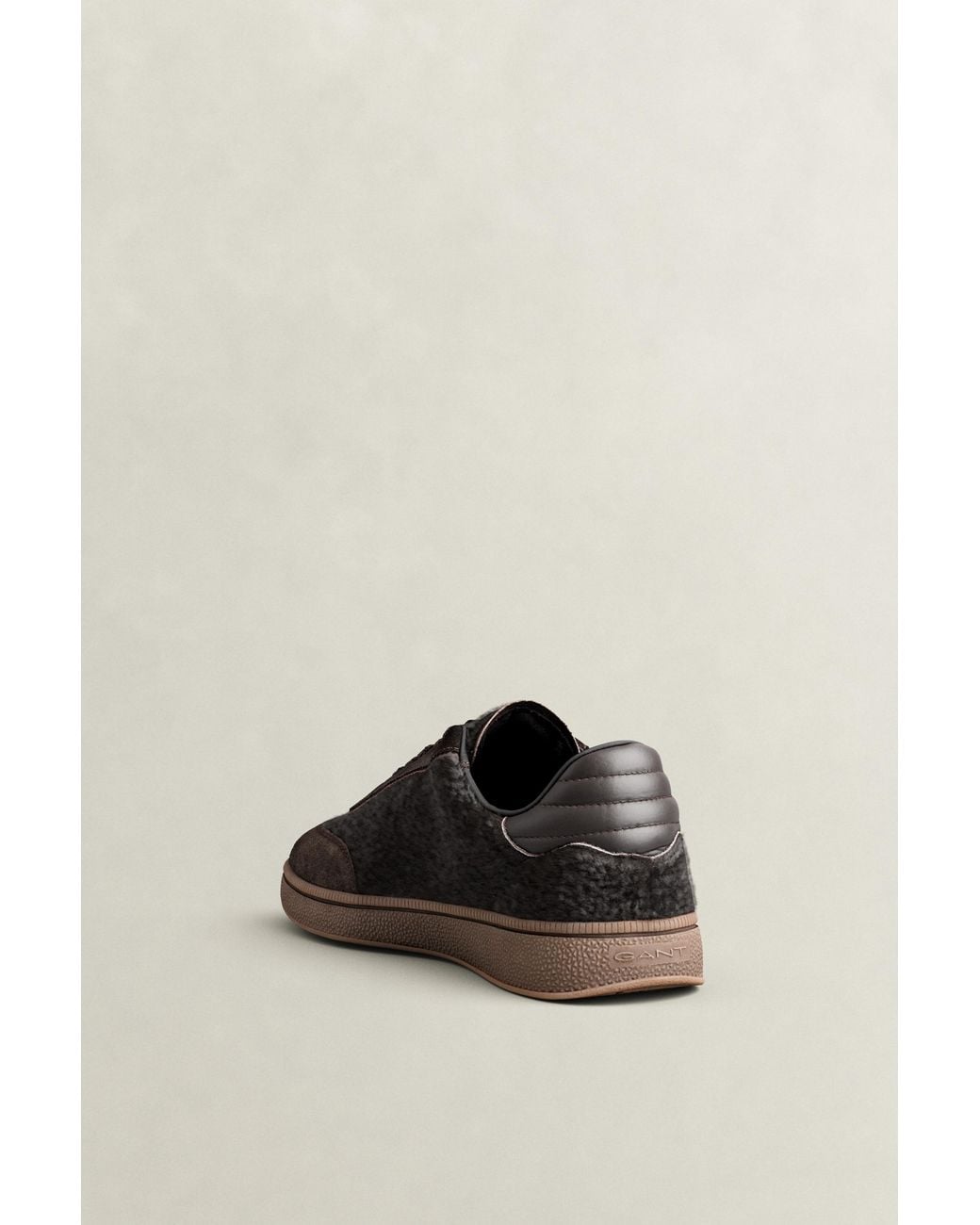 Gant Black Cuzmo Suede Nylon Sneakers Weathered for men