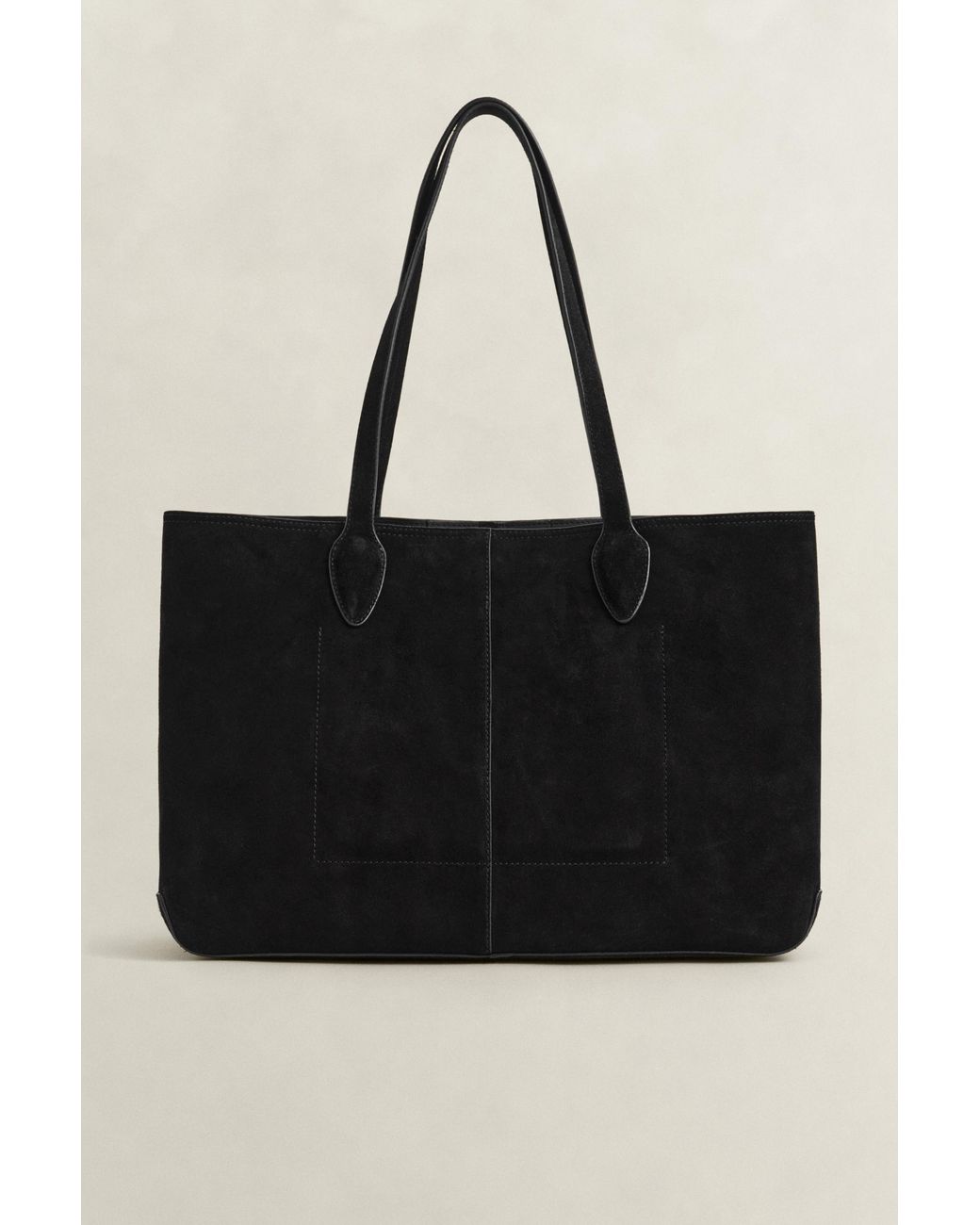 Gant Black Suede Tote Bag