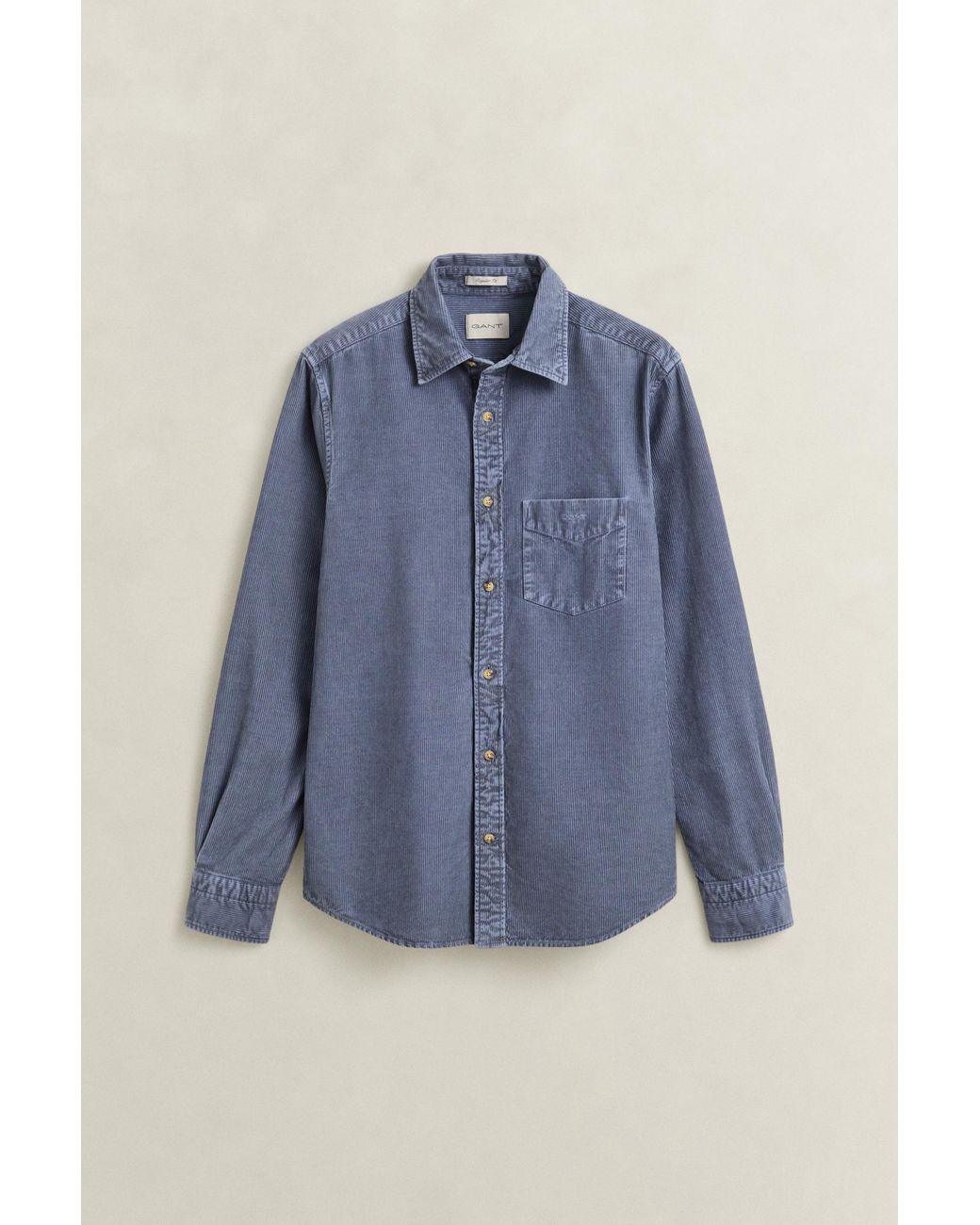 Gant Blue Corduroy Shirt for men