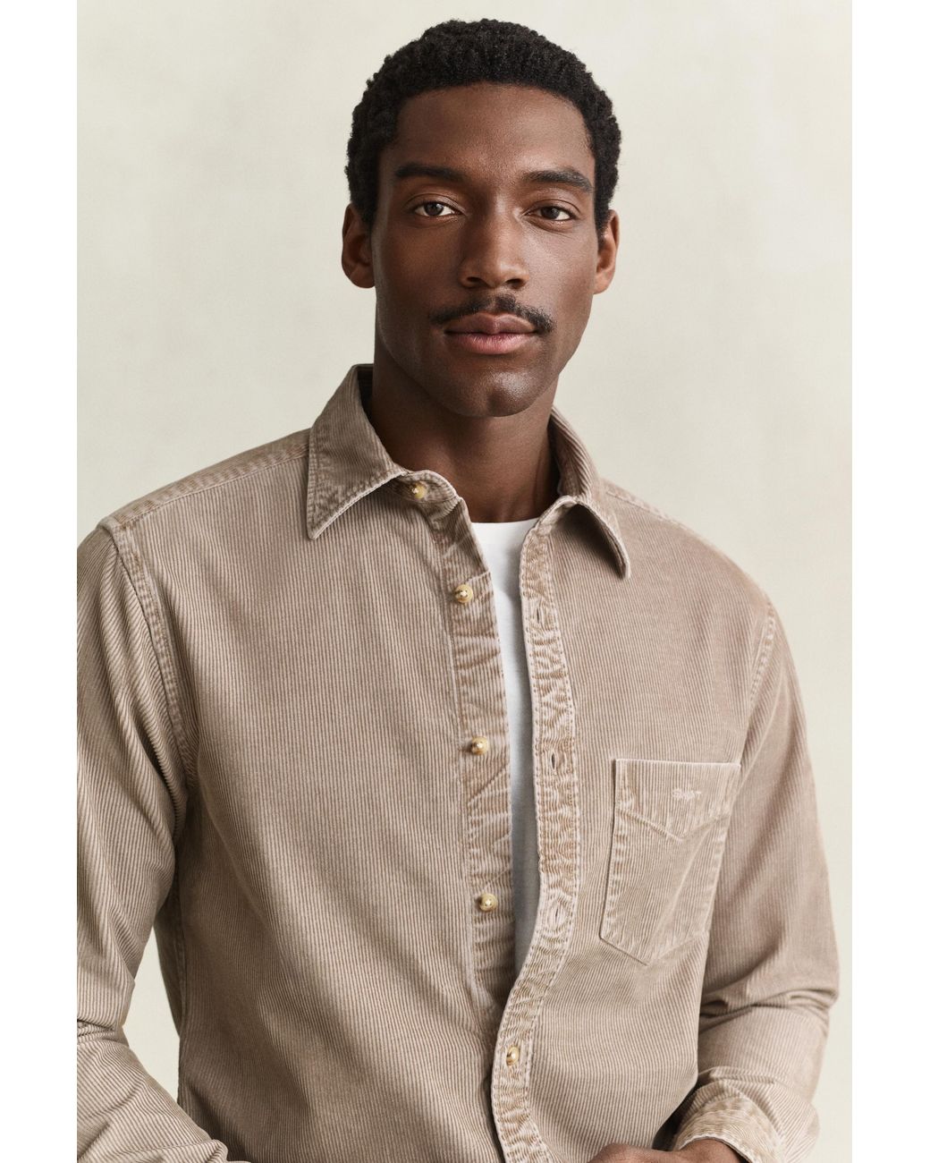 Gant Blue Corduroy Shirt for men