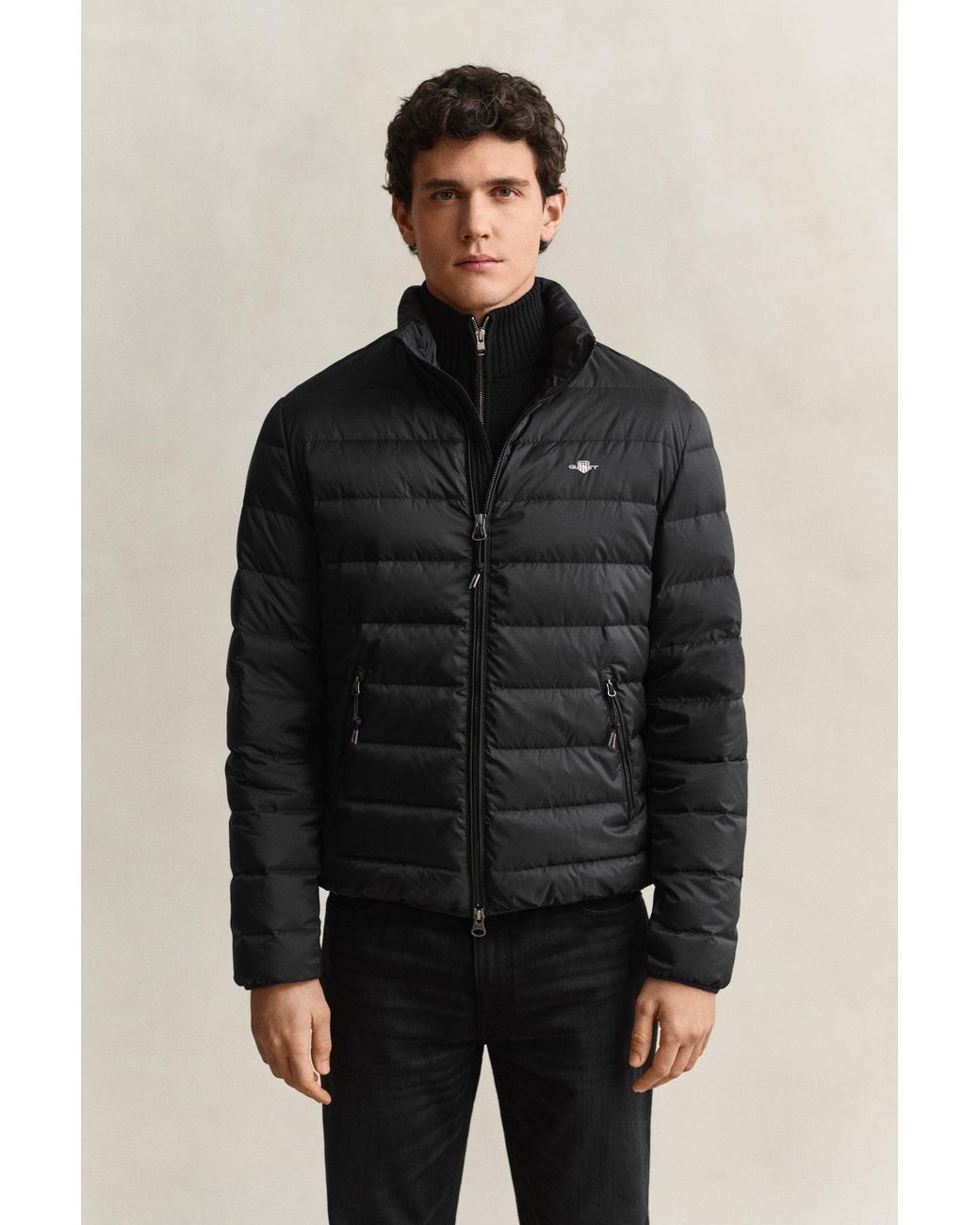 Gant Black Light Down Jacket for men