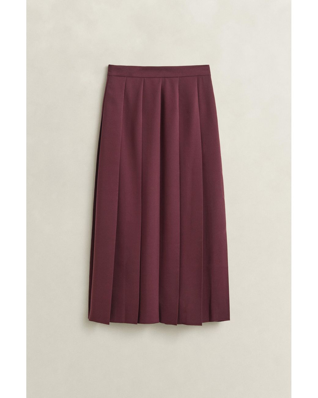 Gant Multicolor Pleated Midi Skirt