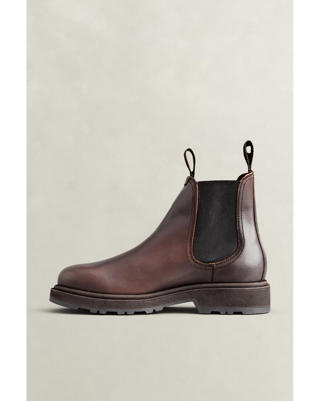 Gant Brown Blisdor Leather Chelsea Boots Dark for men