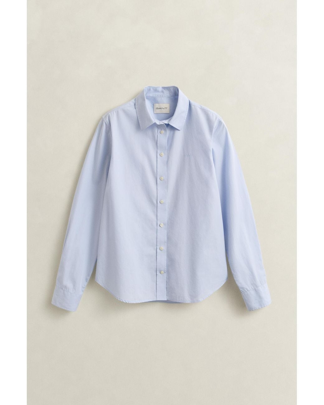 Gant Blue Classic Regular Poplin Shirt