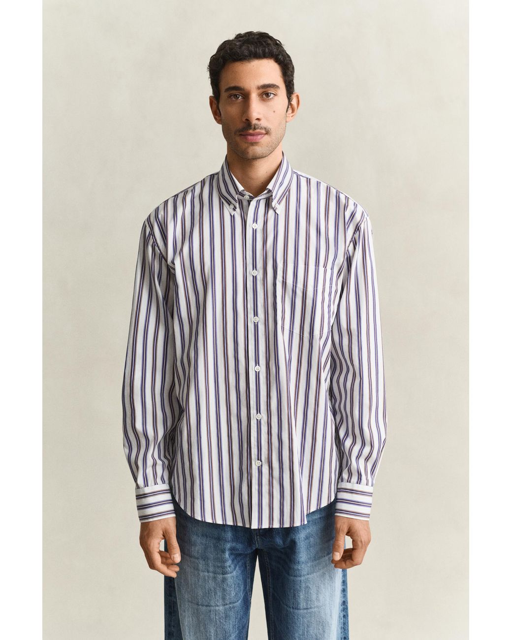 Gant White Pinnacle Poplin Shirt for men