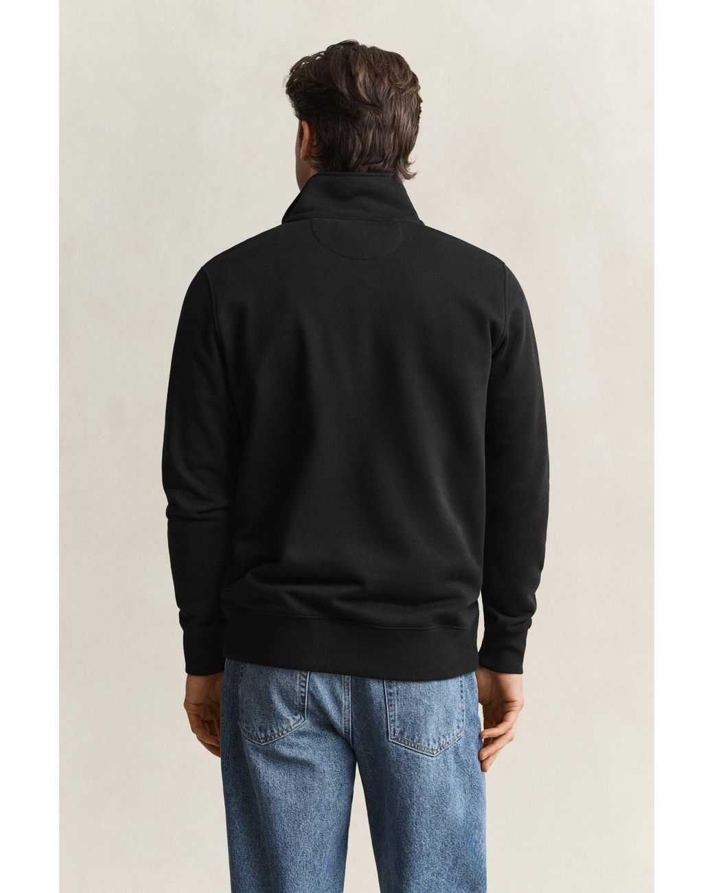 Gant Black Shield Half-Zip Sweatshirt for men