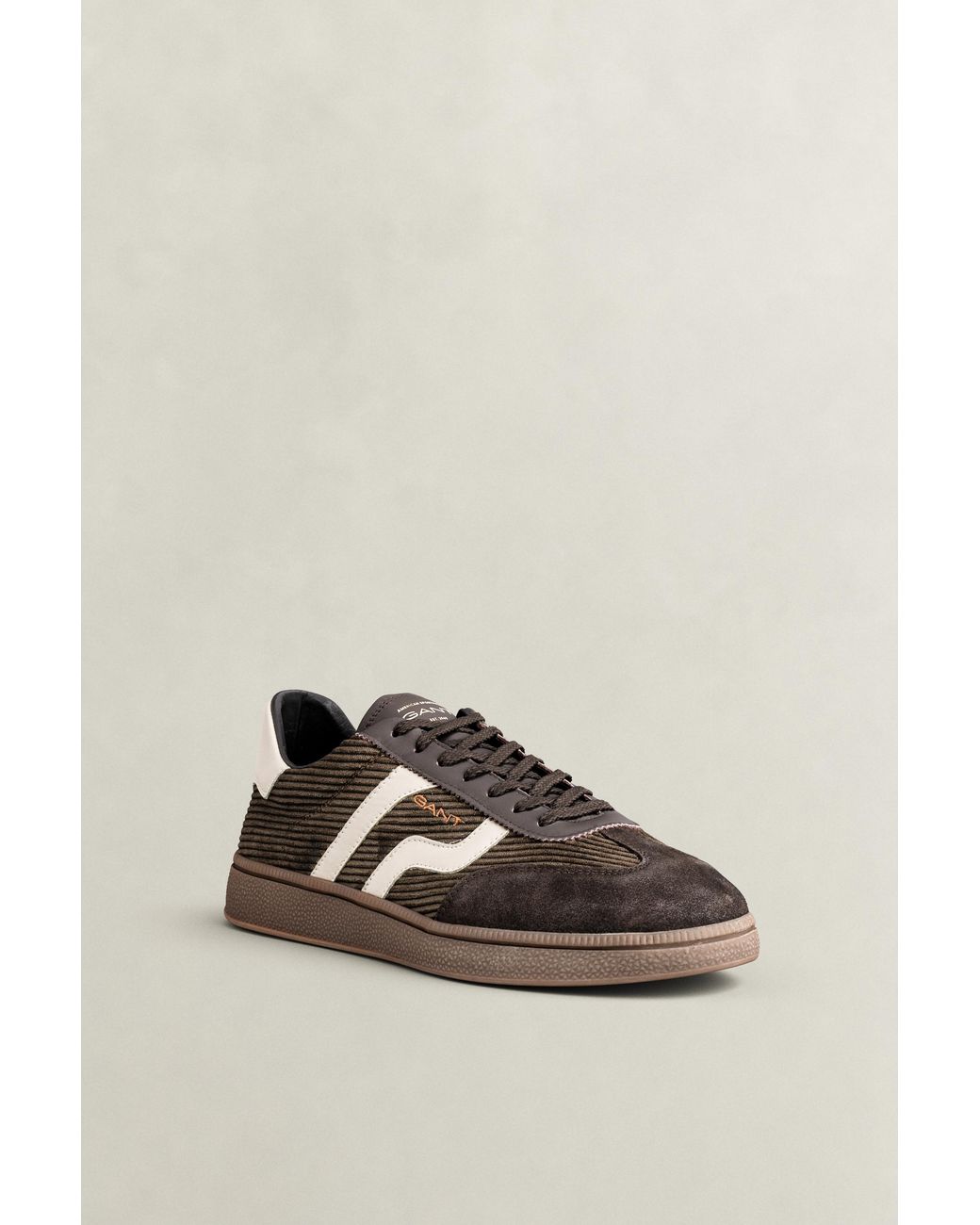 Gant Brown Cuzmo Corduroy Sneakers Dark for men