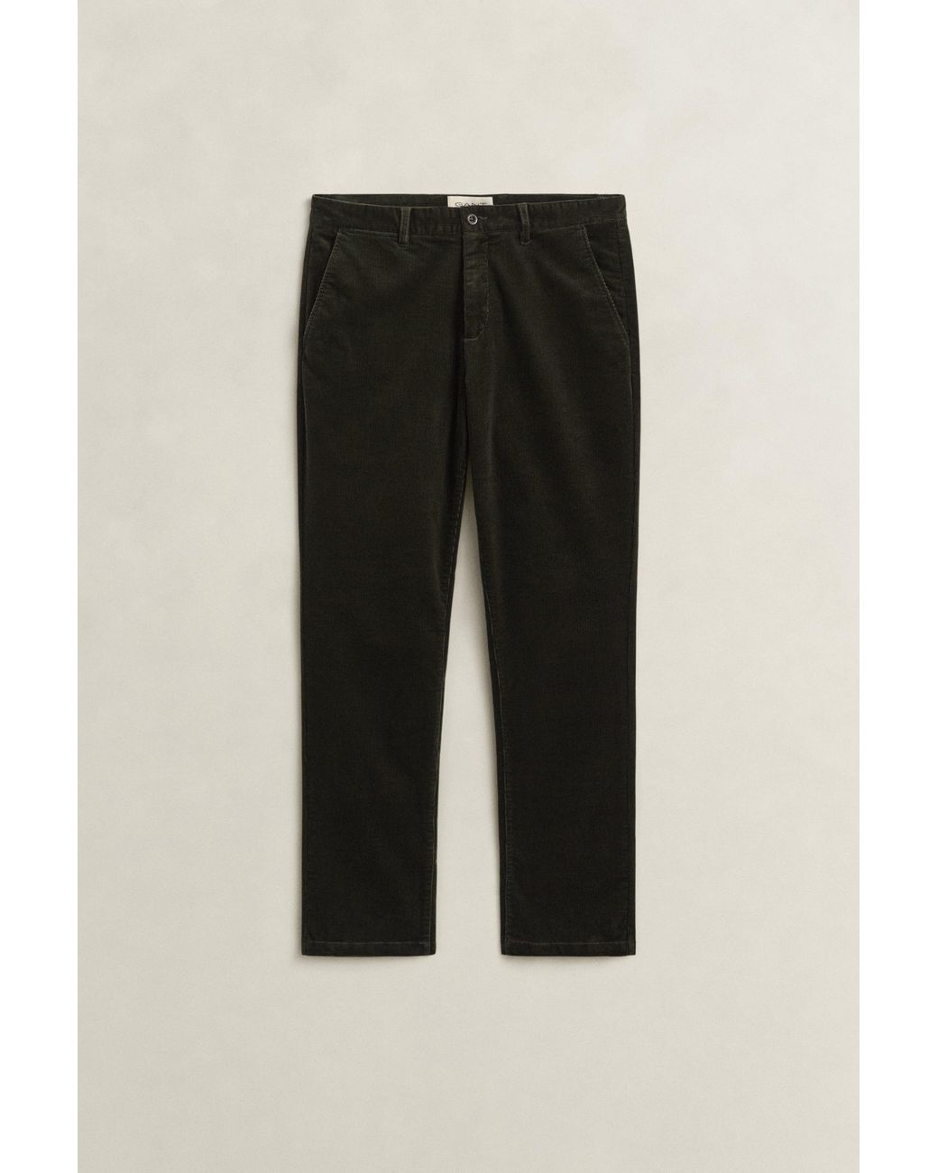 Gant Green Regular Corduroy Chinos Dark Moss for men