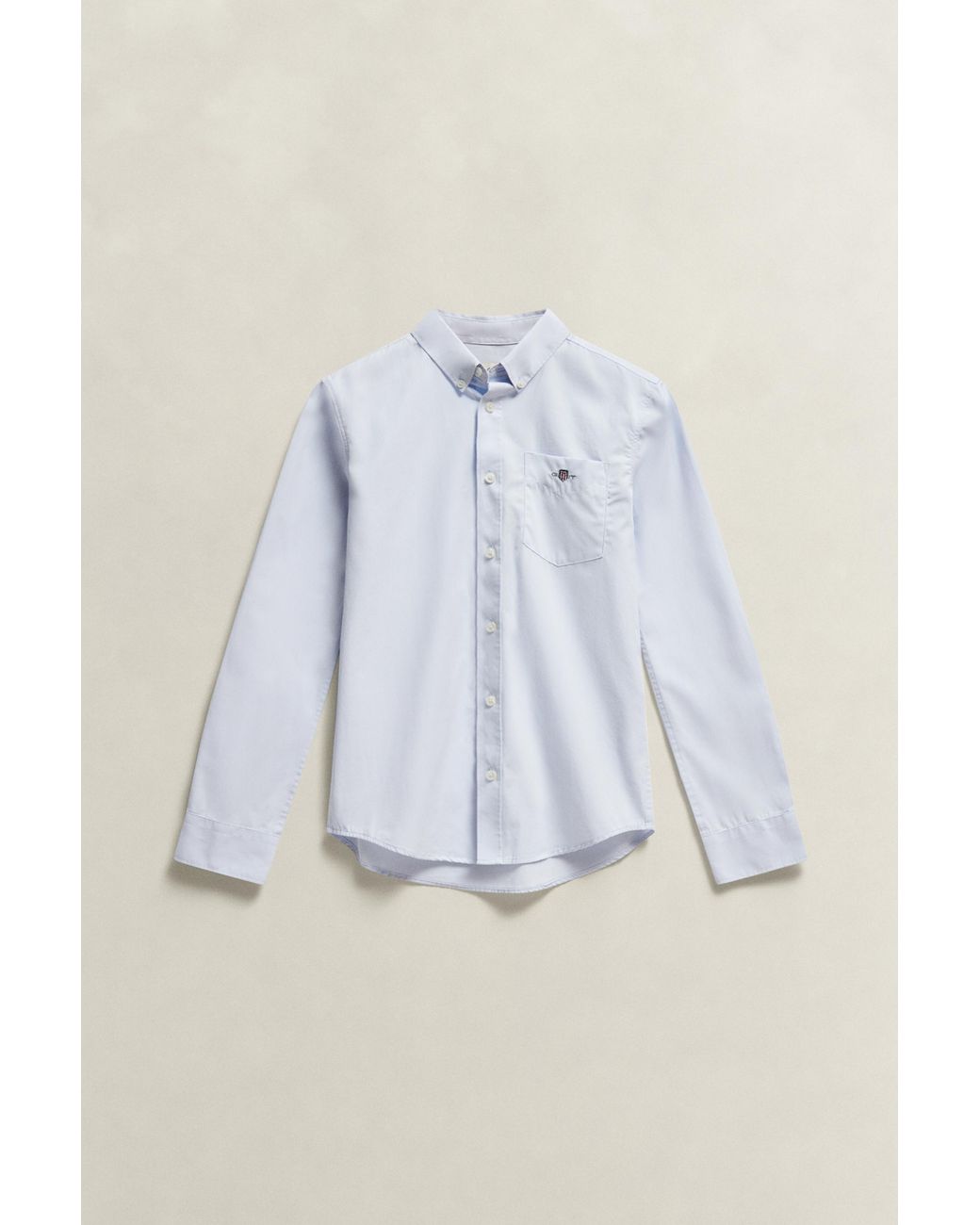 Gant Blue Teens Teen Boys Shield Poplin Shirt for men