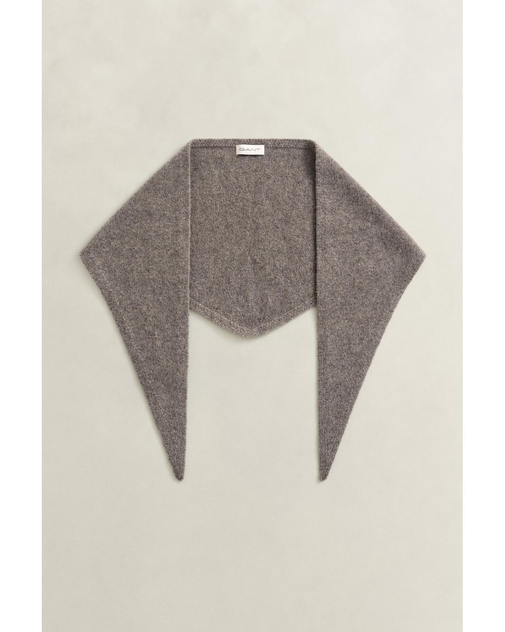 Gant Blue Cashmere Triangle Scarf for men