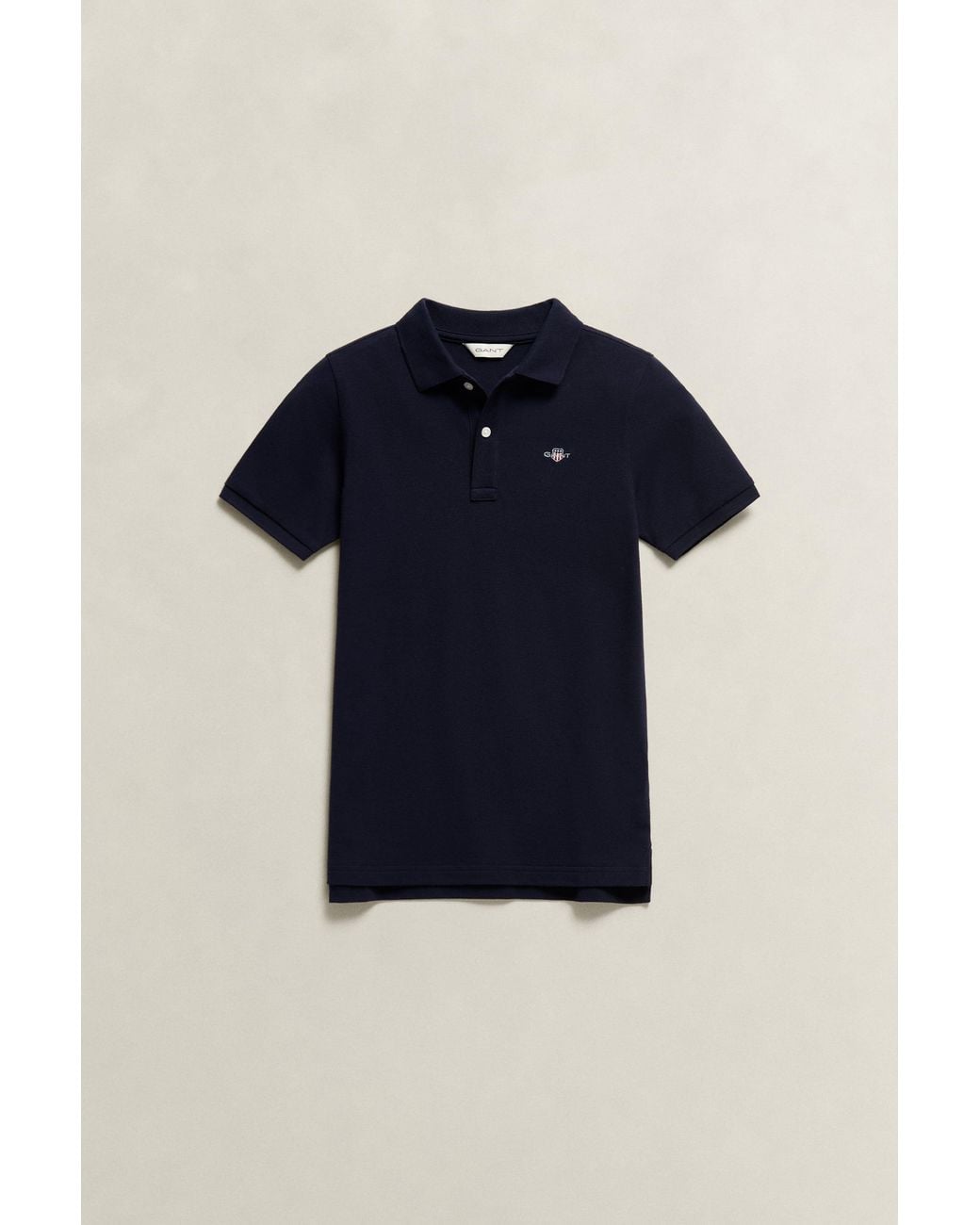 Gant Blue Teens Shield Polo Shirt Evening